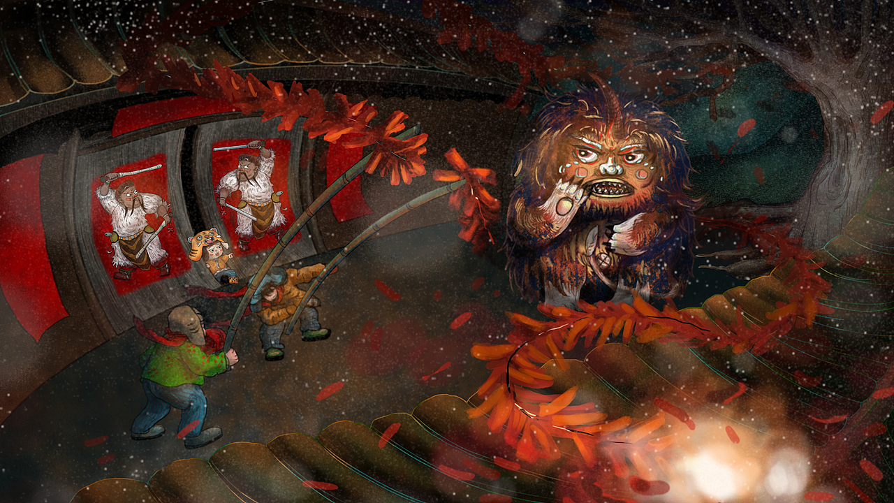 年兽（图ZMjc4OTI3NzE2） - 创作习作 - 站酷设计师御尘归尘原创素材 - 站酷ZCOOL