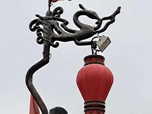长城四大神兽景观路灯：青龙，白虎，朱雀，玄武