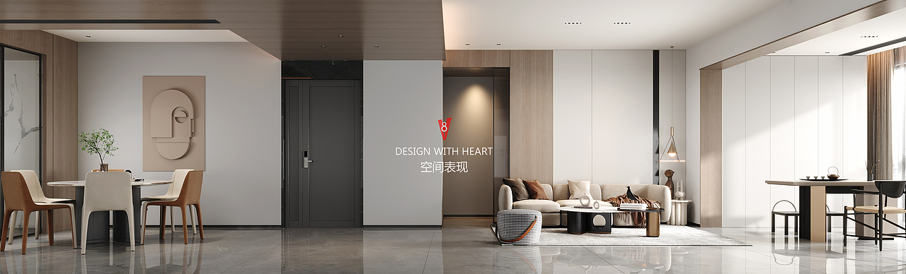 V8空间表现 | 个性简单的公寓设计