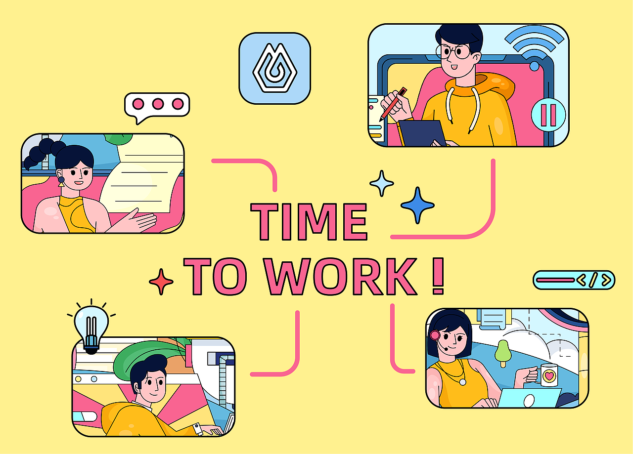 #即时造生活# 打工人日常-TIME TO WORK！