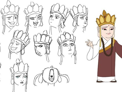 动画电影《大圣降妖》的一些表情设定