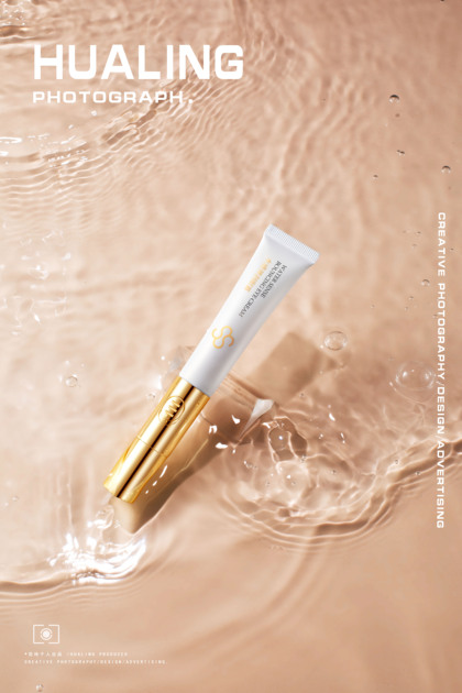 美妆写实场景图