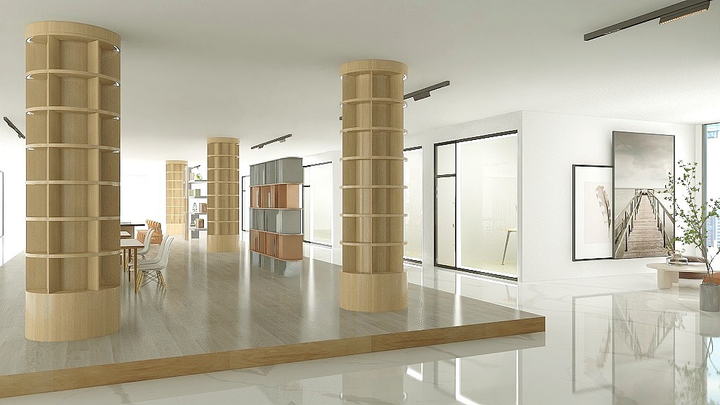 建筑艺术楼办公区改造设计