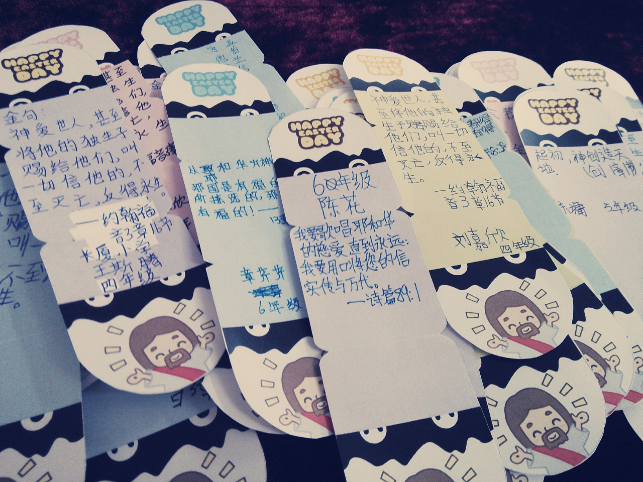 复活节金句便条纸