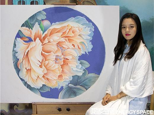 墙绘培训 | 工笔牡丹