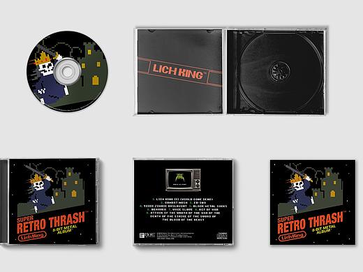 美国激流金属乐队Lich King专辑super retro thrash