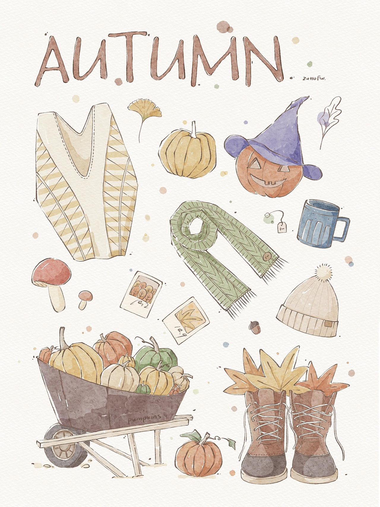 procreate|秋天的颜色