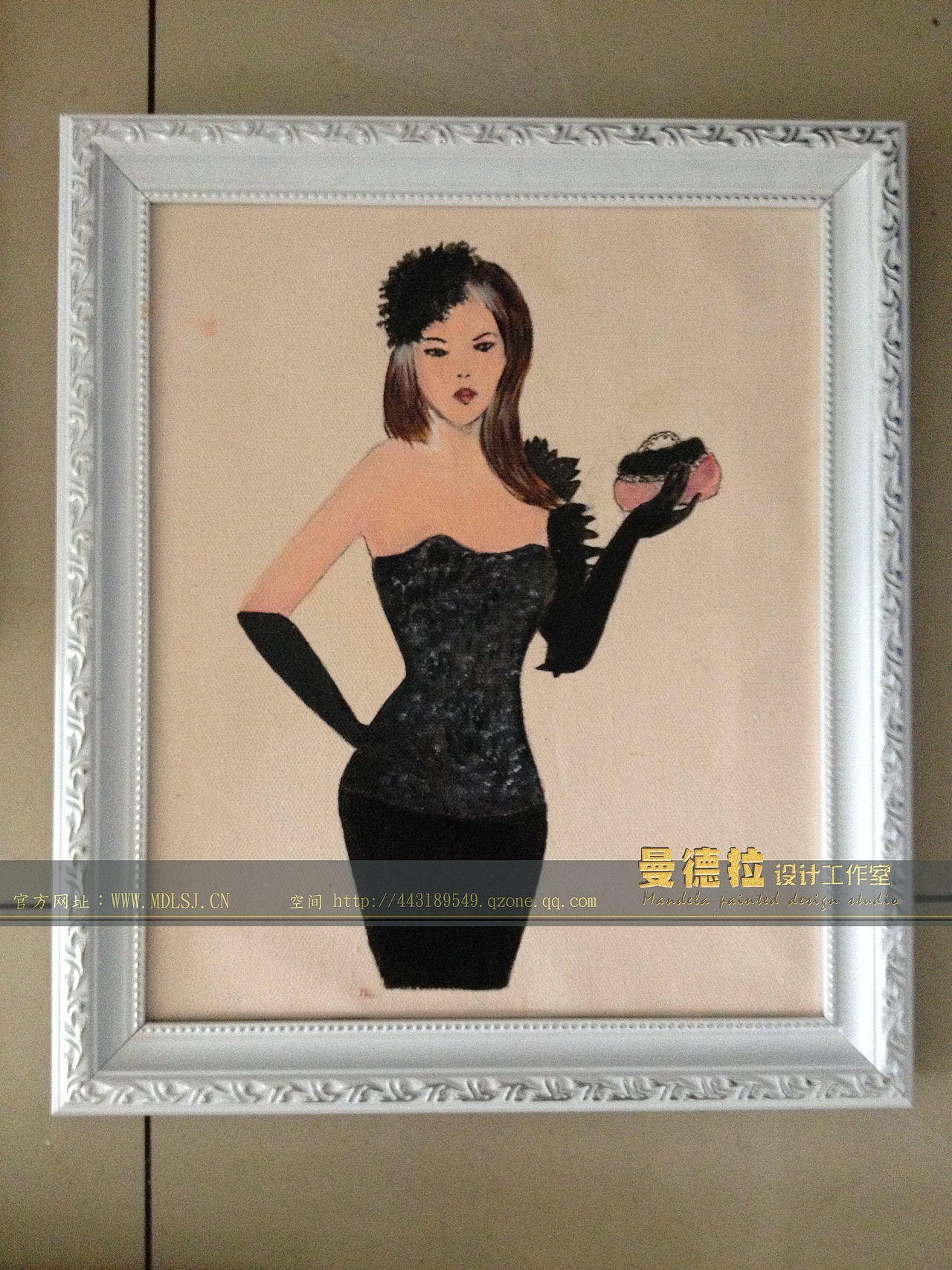 在工作室内 手工做的小绘画创意