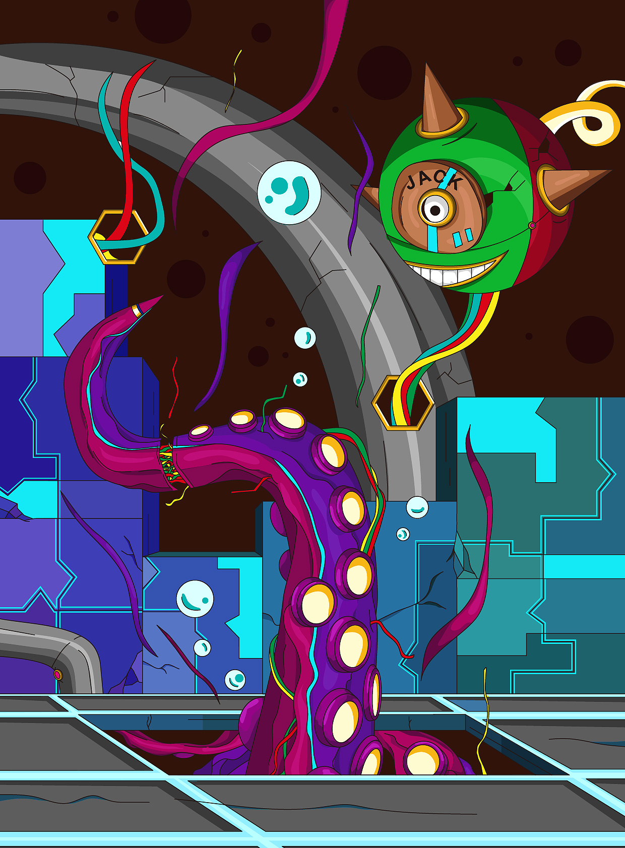 触手_杰克的盲肠-站酷zcool