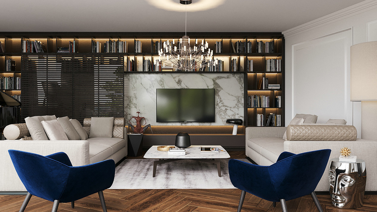 欧式公寓（图ZMTY0MjYwOTQ4） - 家装设计 - 站酷设计师1992效果图0原创素材 - 站酷ZCOOL