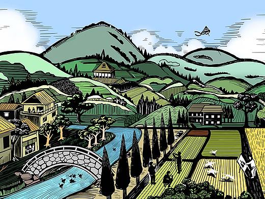 拾野川插画