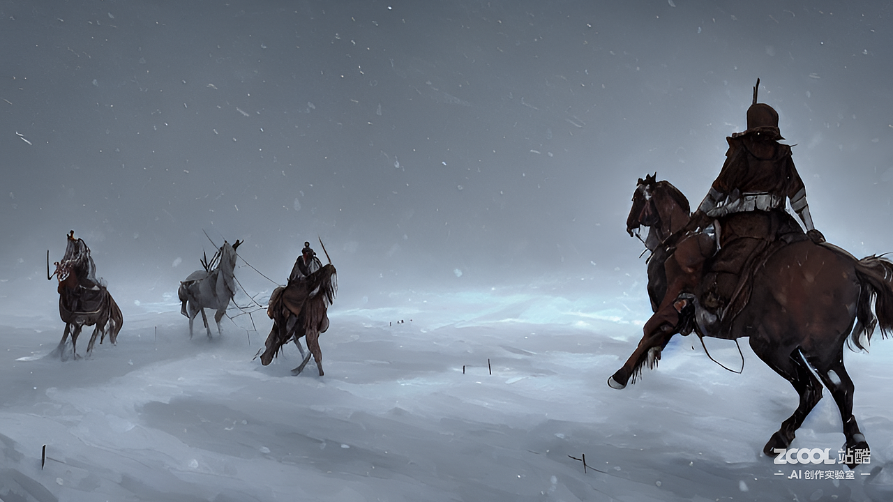 #AI创作实验室#【组图】雪原英雄
