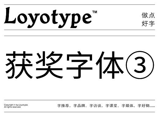 2018-2020 Loyotype_获奖字体③