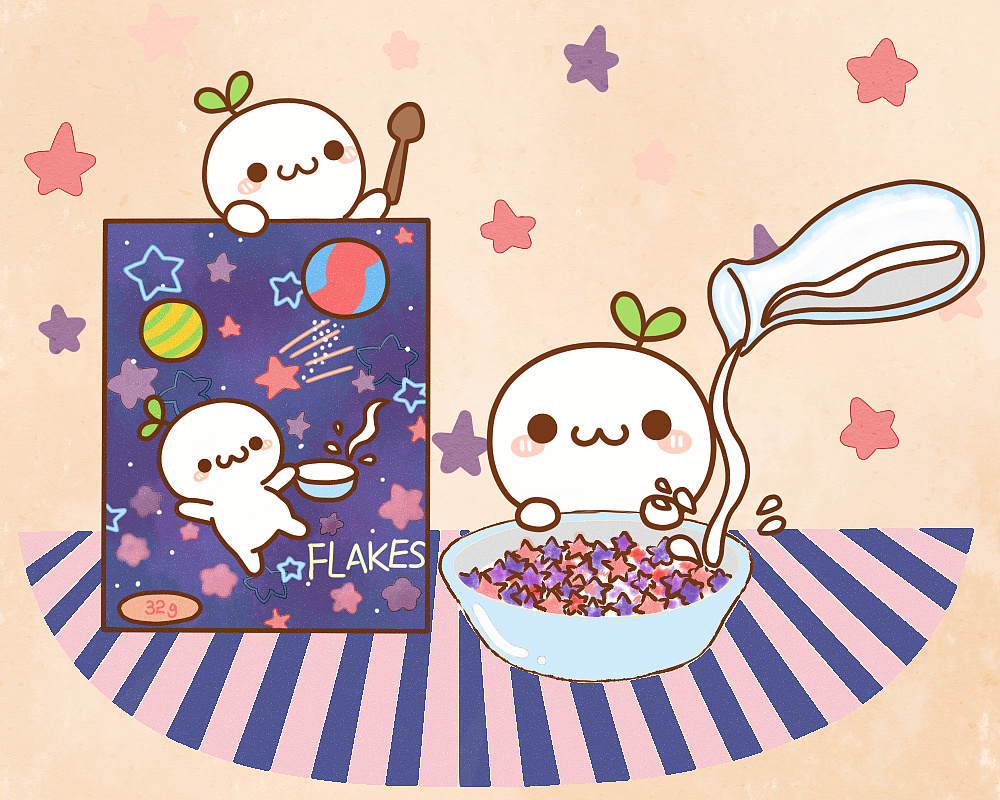 长草颜文字甜品店主题