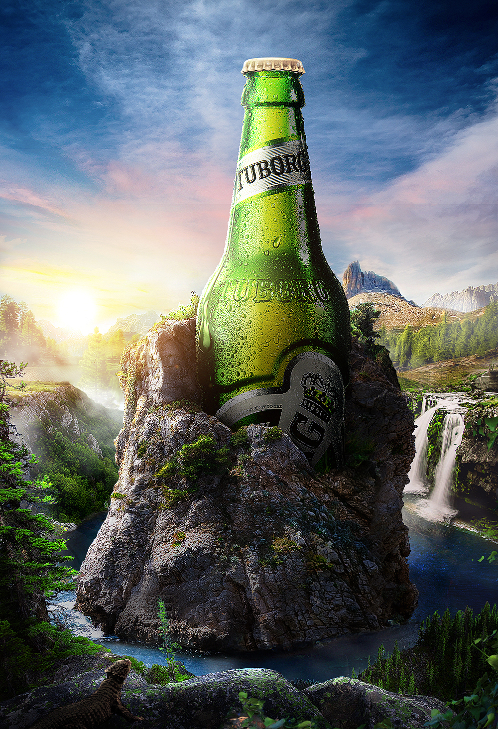 啤酒合成海报（图ZMTAzMjA5OTEy） - 海报 - 站酷设计师杜牧原创素材 - 站酷ZCOOL