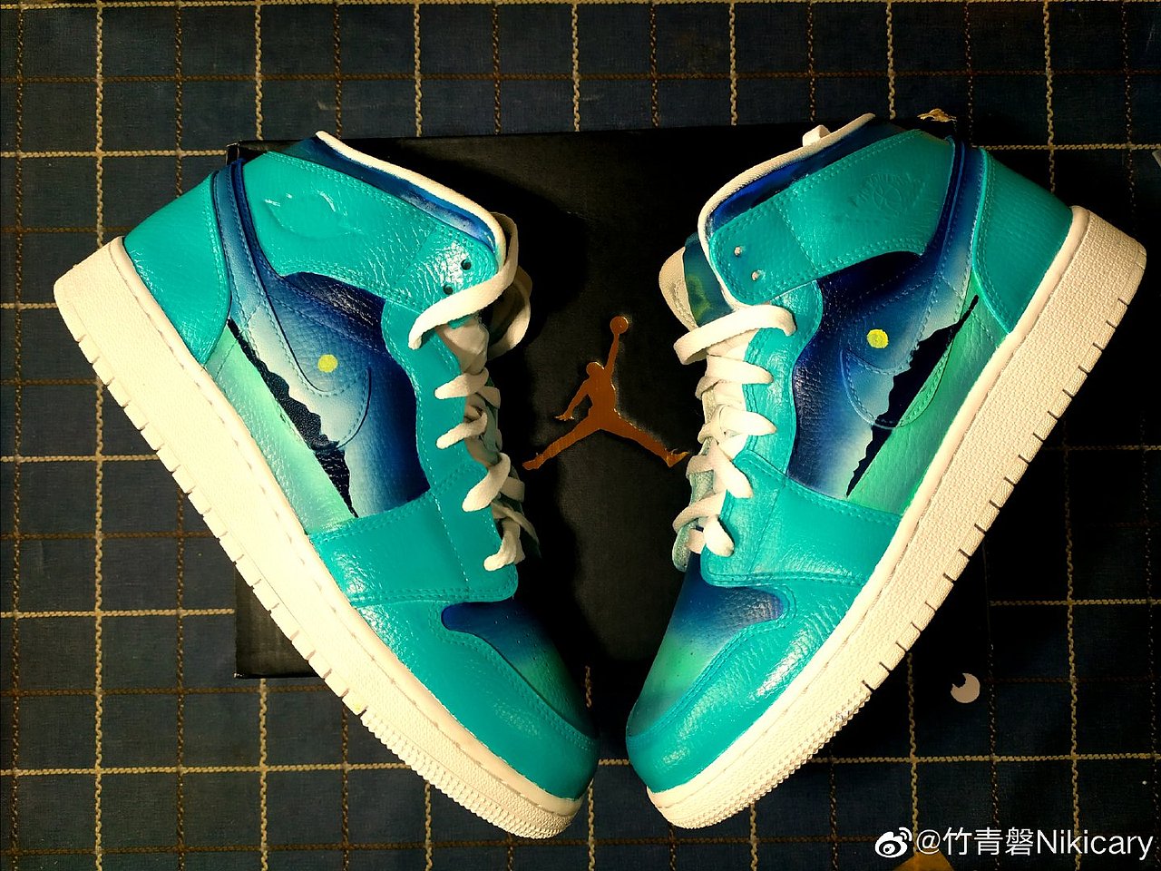 AJ1 mid 【Blue boy】（图ZMTcyOTI0MzI0） - 工艺品设计 - 站酷设计师AKA_中华小当家原创素材 - 站酷ZCOOL