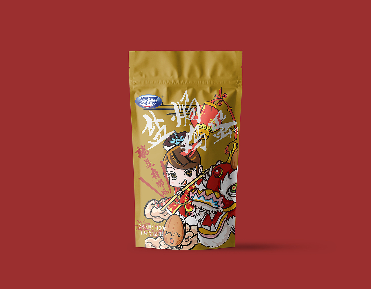 贤哥辣条卤蛋包装