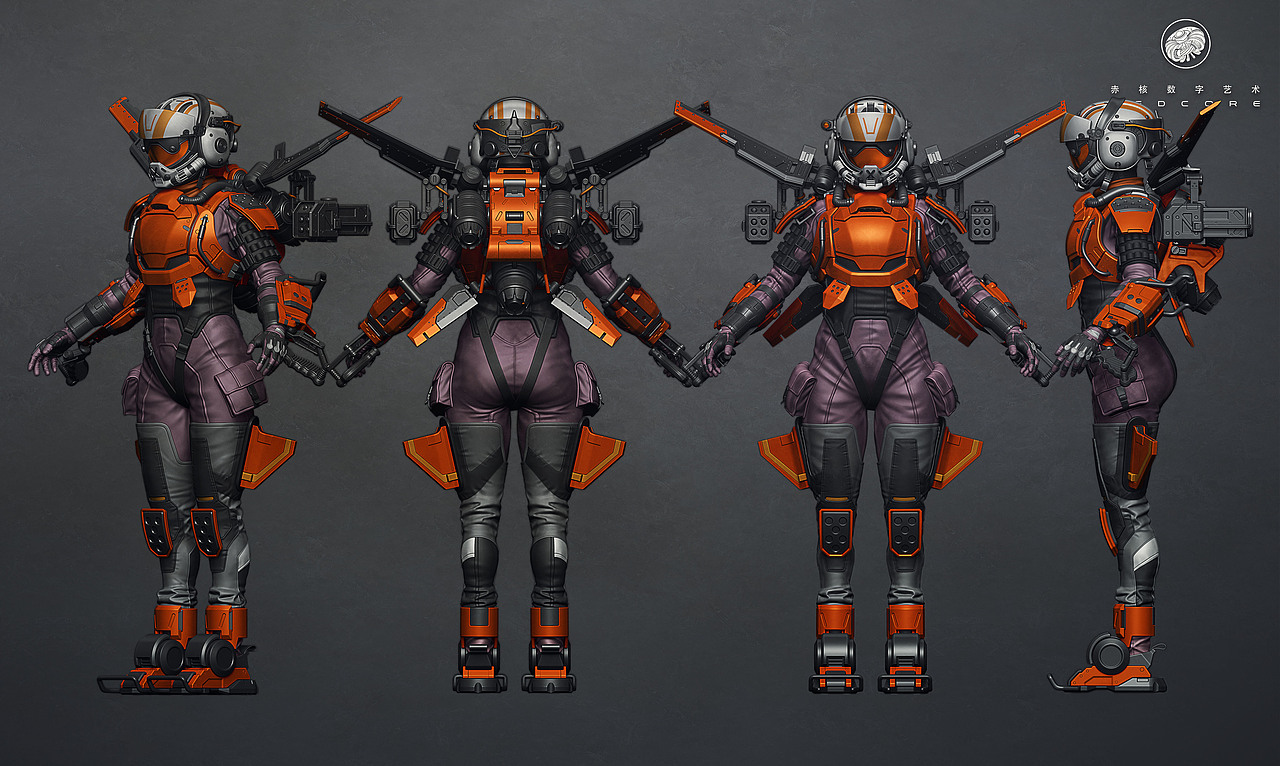 赤核第五期高模作品展示（图ZMjc1MjM1Nzg4） - 人物/生物 - 站酷设计师赤核数字艺术原创素材 - 站酷ZCOOL