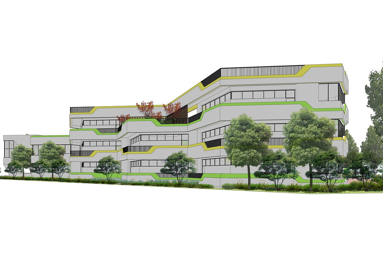 保利幼儿园SU模型下载