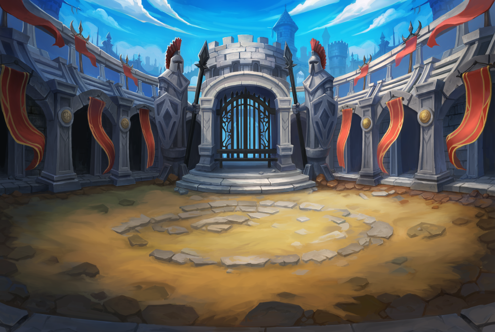 横版场景|插画|游戏原画|张力文先森_原创作品-站酷zcool