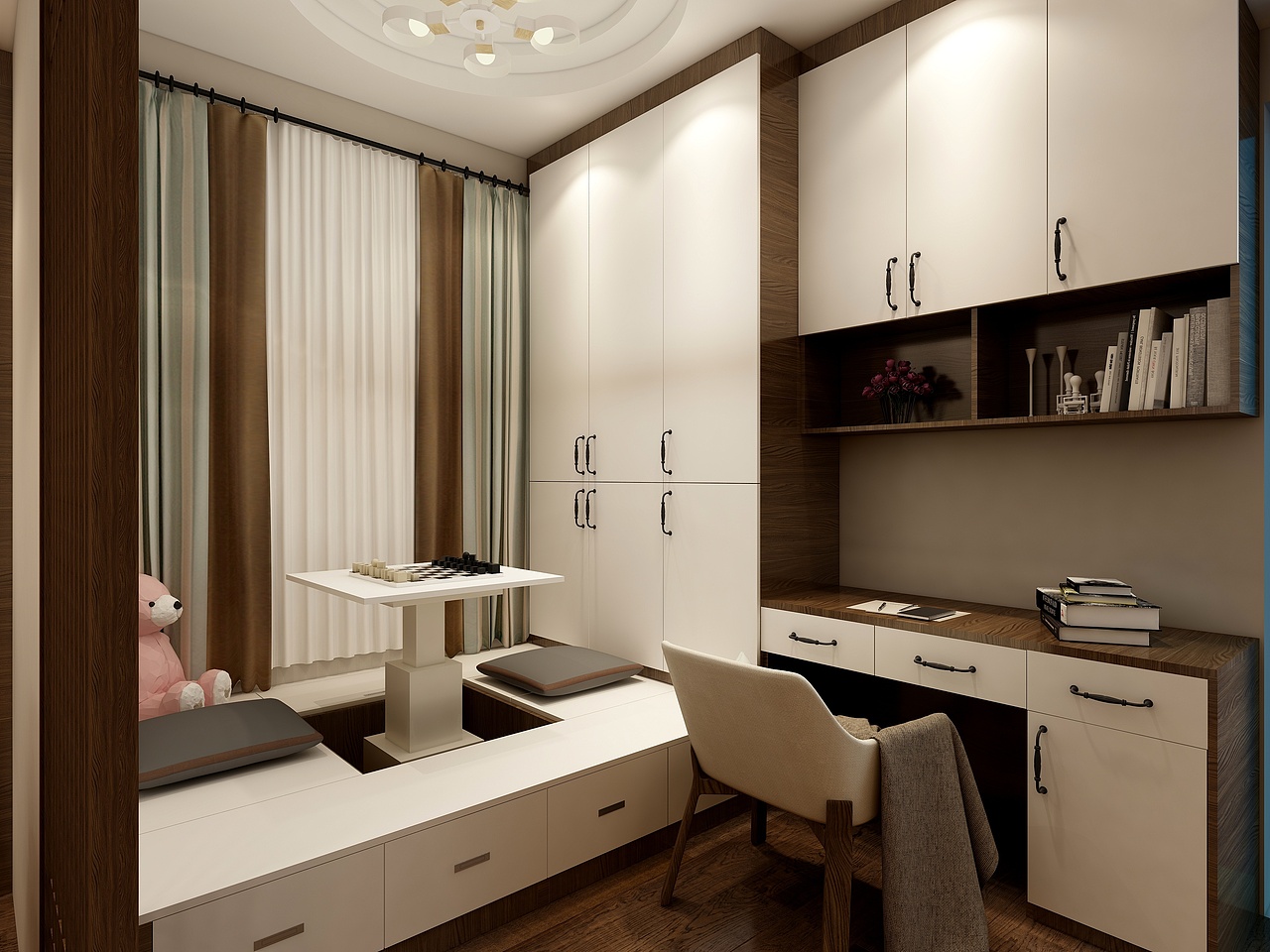 全屋定制-现代风格瑞典柚木系列展厅（图ZMTM0MTE4MjY4） - 家装设计 - 站酷设计师乐一Lit原创素材 - 站酷ZCOOL