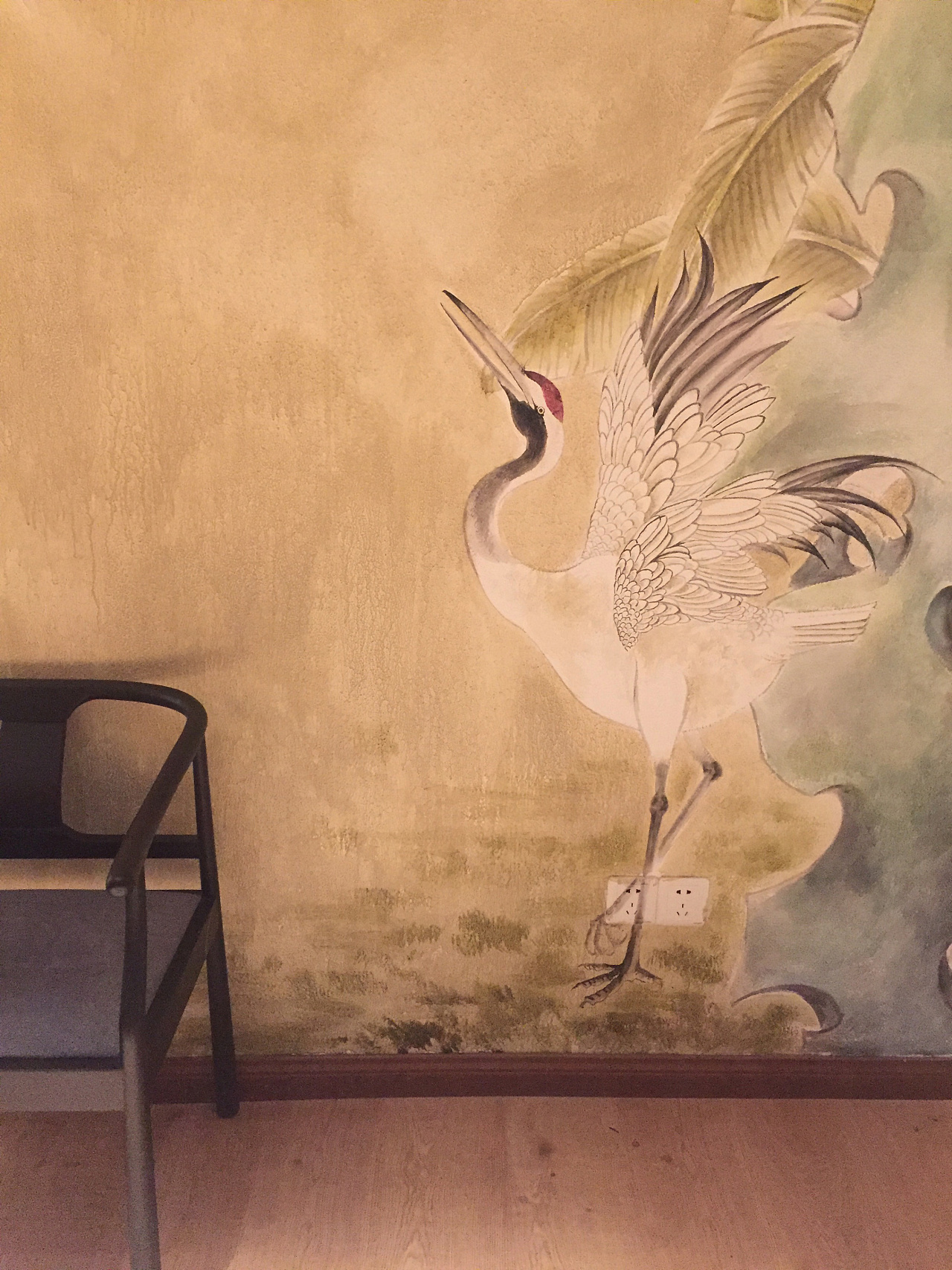 国画山水壁画中式餐饮墙绘欣赏|其他|墙绘/立体画|弄彩堂 - 原创作品 - 站酷 (ZCOOL)