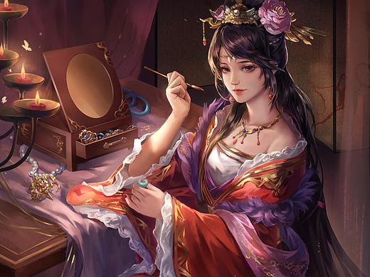 三国杀卡牌-糜夫人 马云禄 曹婴 灵雎