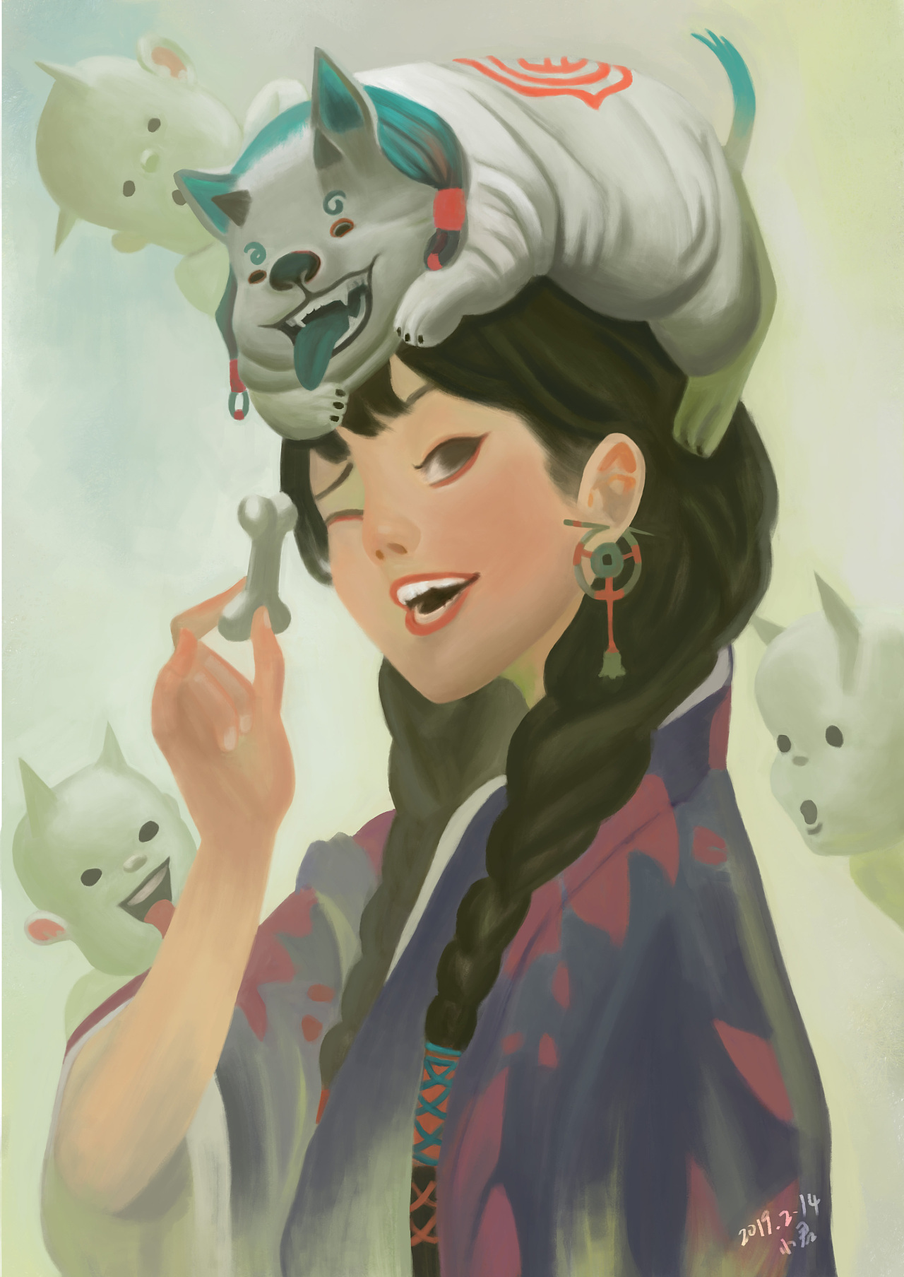 临摹-马来西亚画师zeen chin作品