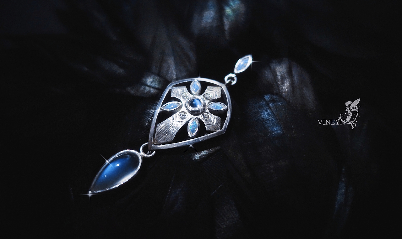 蓝与十字（图ZMTIwOTcyMjg4） - 首饰设计 - 站酷设计师菠萝Vine原创素材 - 站酷ZCOOL