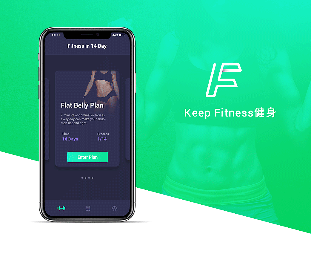 健身教练《KEEP FITNESS 》（图ZMTU5MTQxOTIw） - APP界面 - 站酷设计师绵阳阳原创素材 - 站酷ZCOOL