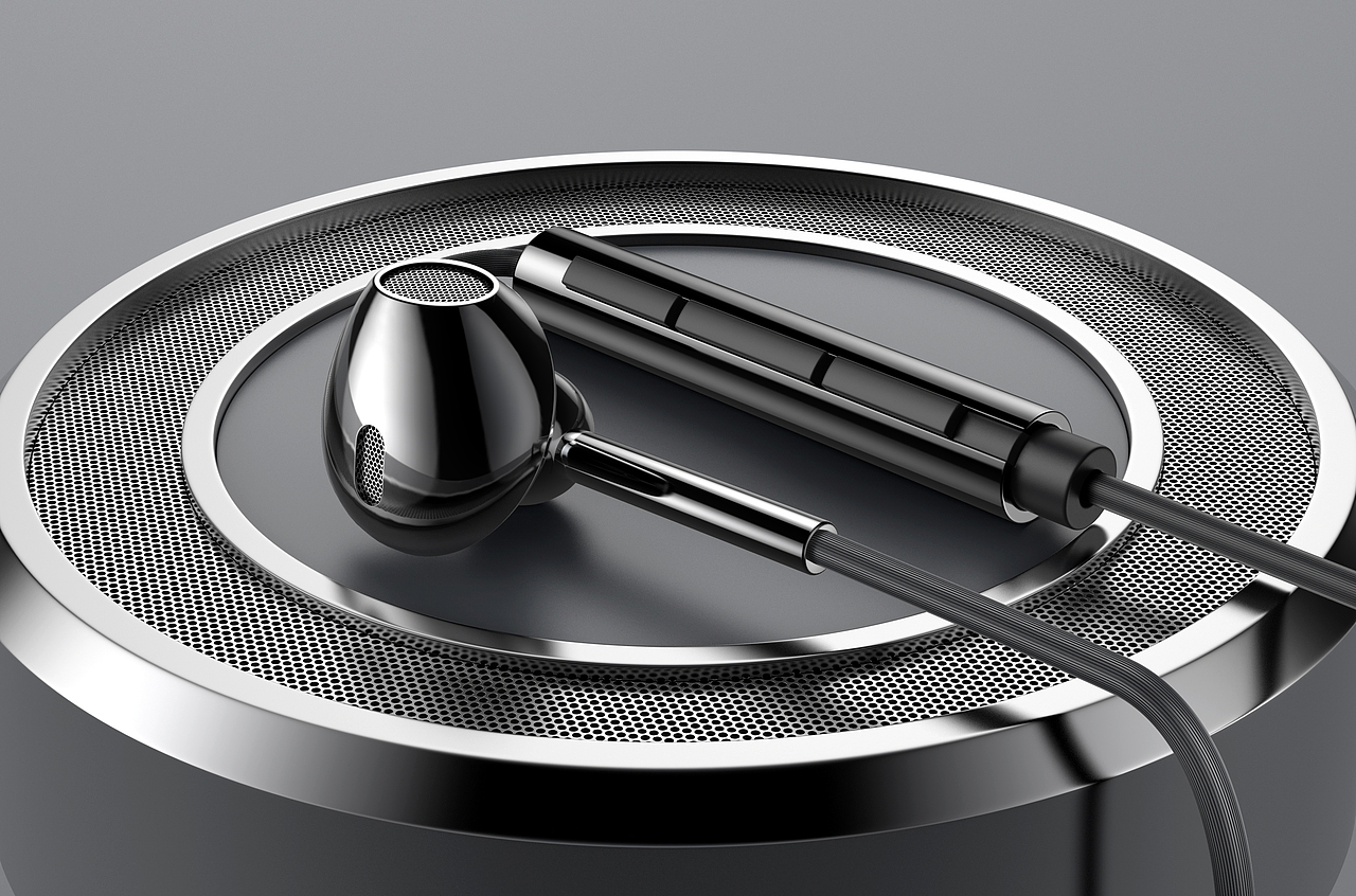 一组耳机渲染图（图ZMjE4MDI1OTA0） - 产品 - 站酷设计师Hei黑白原创素材 - 站酷ZCOOL