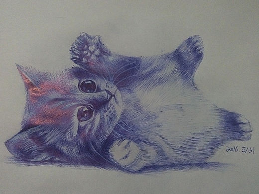 猫咪（个人主页-ZMTY3NDI0MTI=） - 绘画 - 站酷设计师伏晓飞原创素材 - 站酷ZCOOL