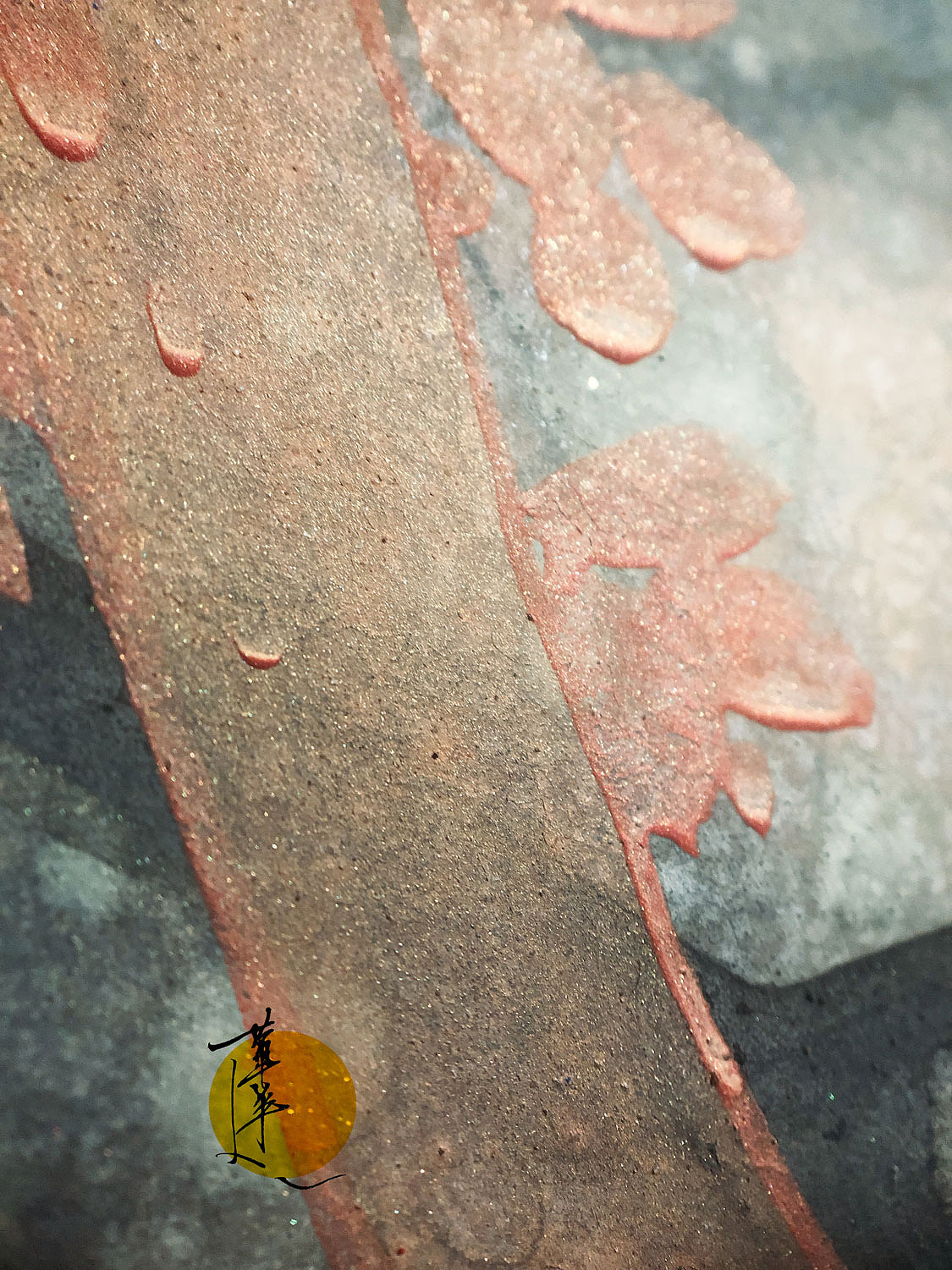 【岩彩】女财神扎基拉姆·四 绘制过程解析