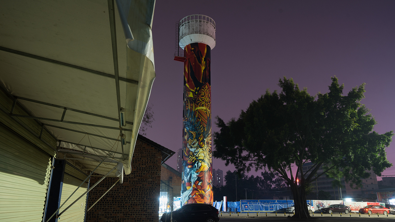 MTS涂鸦团队-如何将一座33米高的水塔变成知名地标建筑（图ZMjE4OTYzNDQ0） - 艺术插画 - 站酷设计师MTS_GRAPHIC原创素材 - 站酷ZCOOL