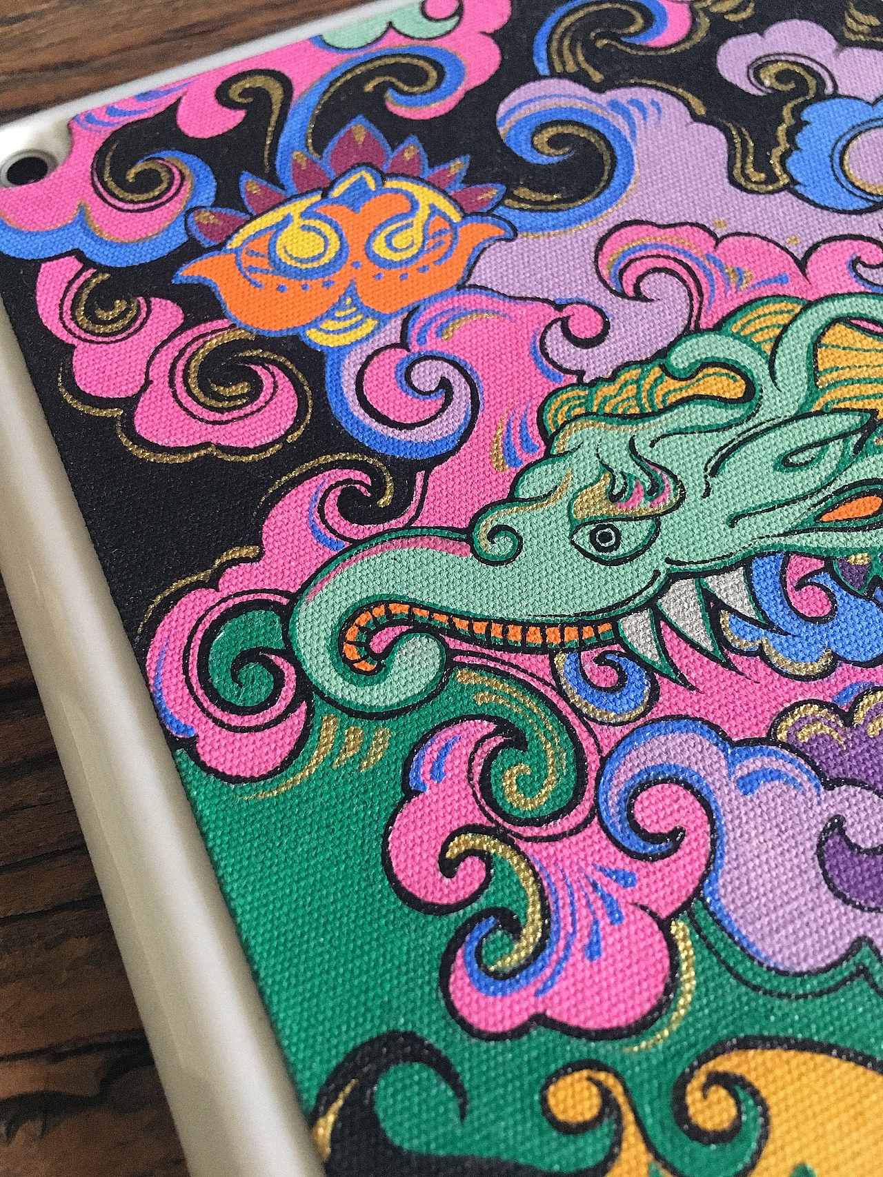 iPad mini保護殼手繪訂制