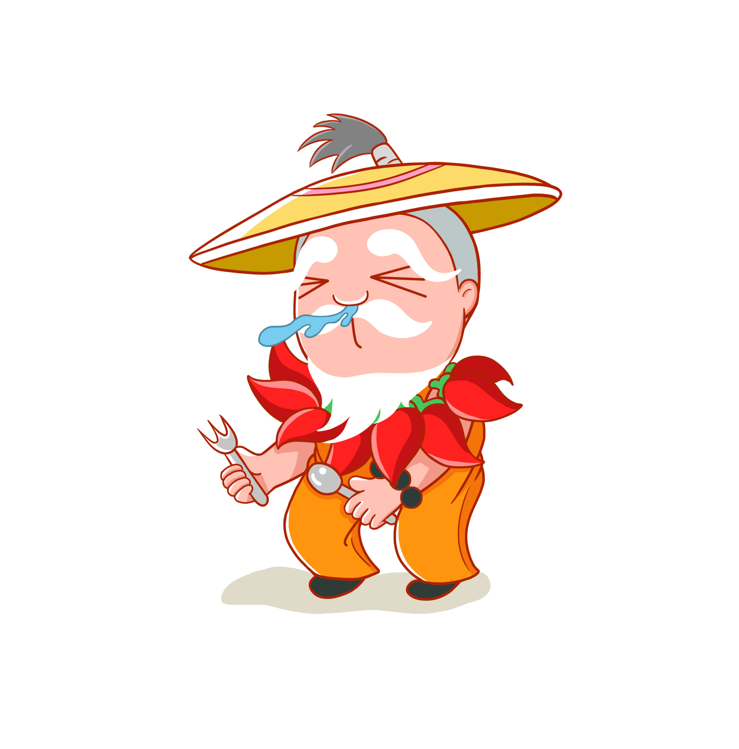 辣椒禅师卡通形象