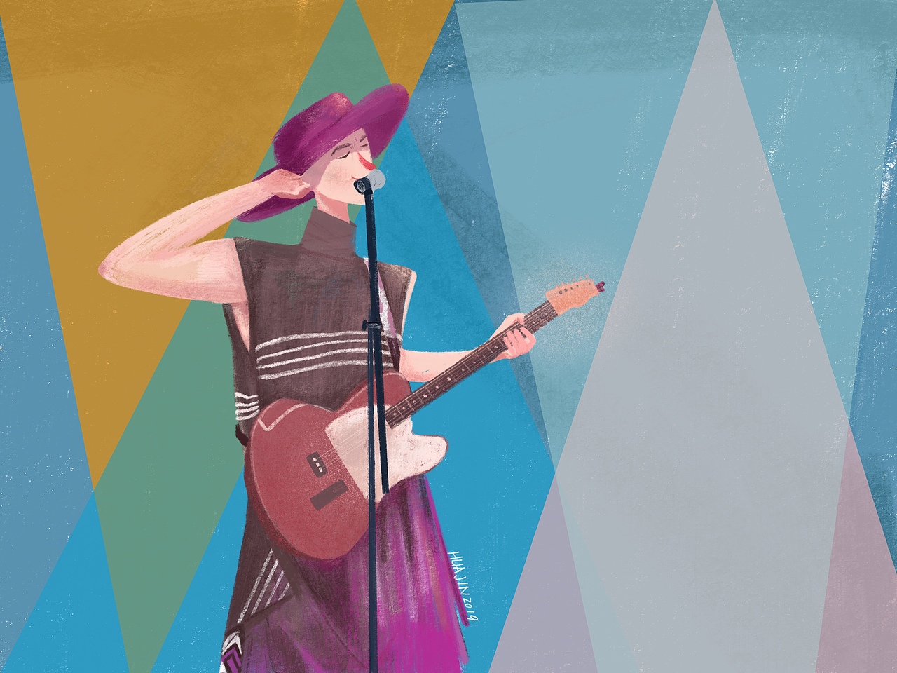 乐队的夏天（图ZMTcyMTc4NTI4） - 创作习作 - 站酷设计师番茄小姐0910原创素材 - 站酷ZCOOL