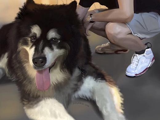 天堂里的阿拉斯加（个人主页-ZMjcwNjE5MDA=） - 创作习作 - 站酷设计师xiajue原创素材 - 站酷ZCOOL