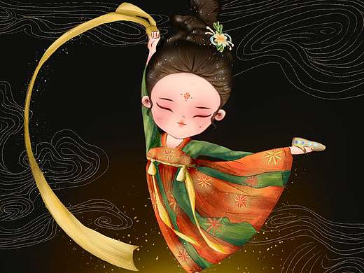 唐宮小人（個人主頁-ZNjA3Mjk4NTY=） - 兒童插畫 - 站酷設計師廿一21原創(chuàng)素材 - 站酷ZCOOL