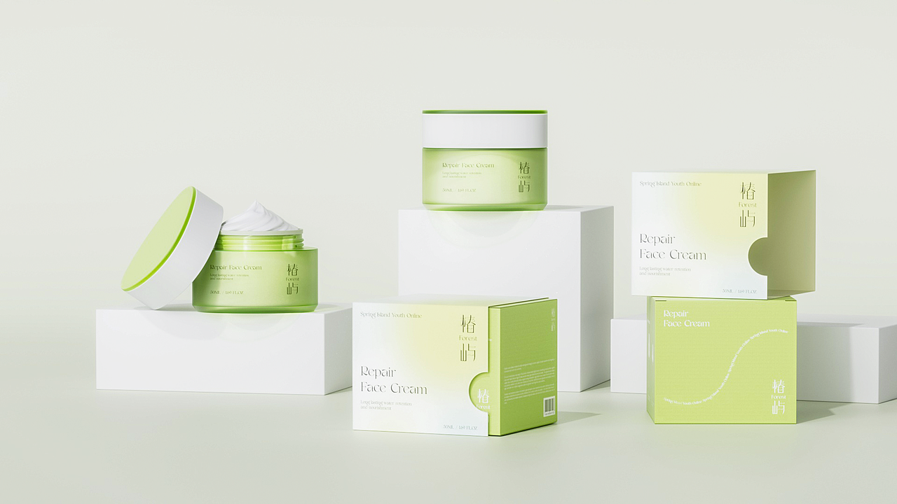 椿屿FOREST弥散风护肤品牌全案×拾步（图ZMzE2MzkxMDQ0） - 其他工业/产品 - 站酷设计师拾步原创素材 - 站酷ZCOOL