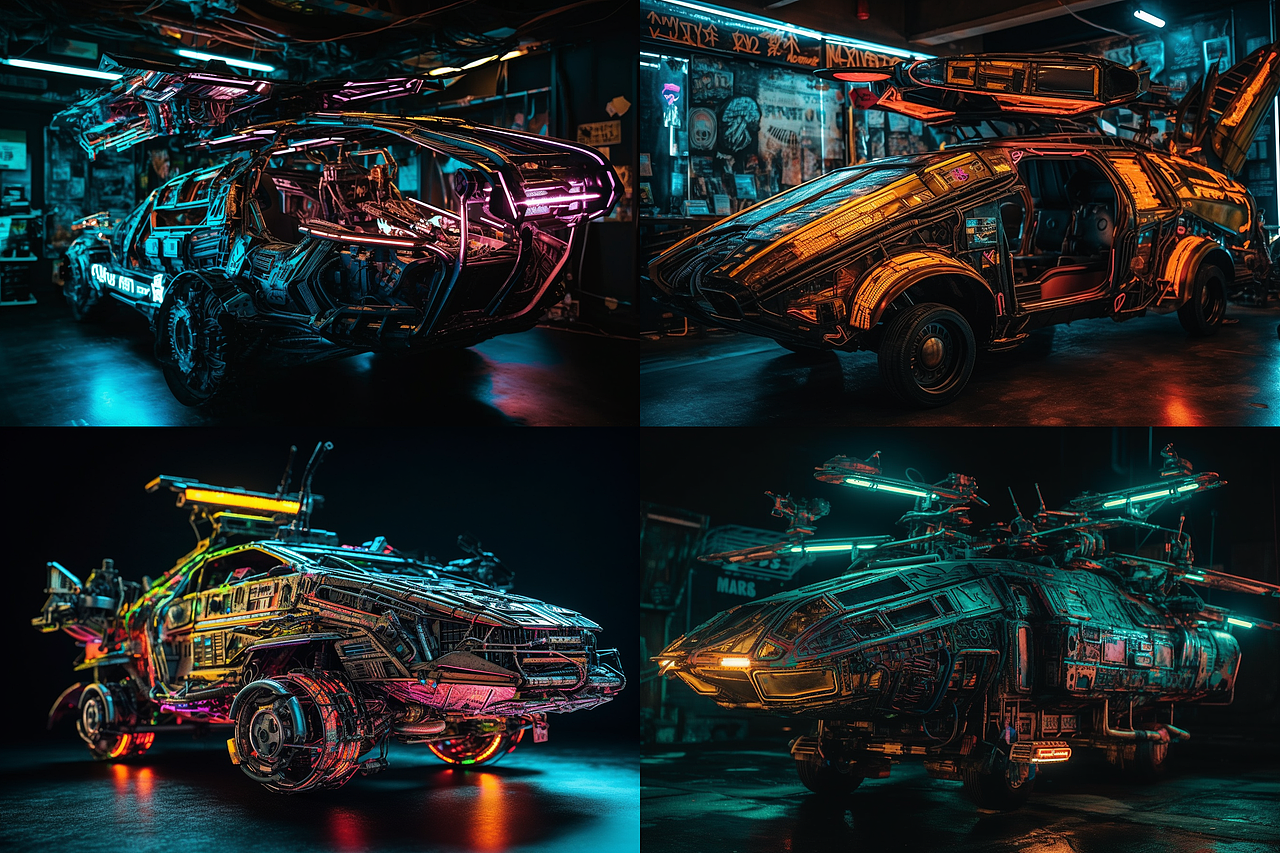 AI · 赛博朋克世界主题矩阵