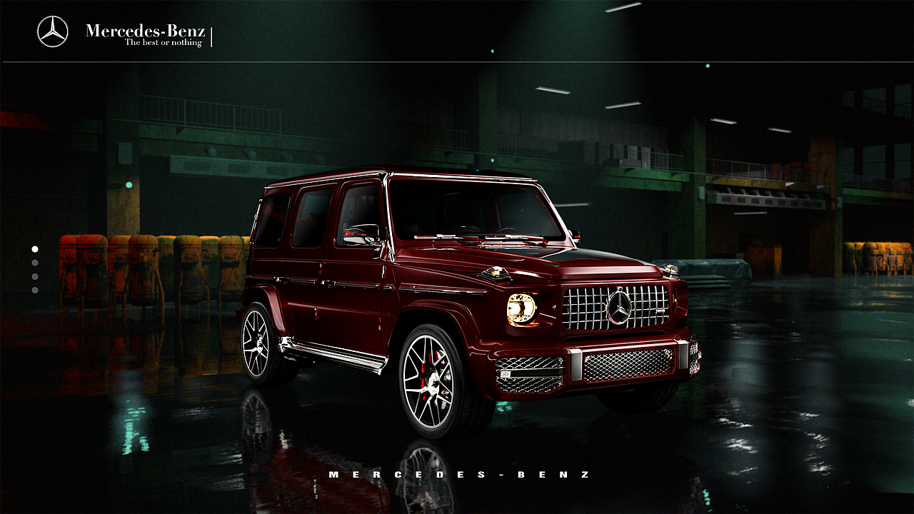 redshif渲染奔驰越野G63