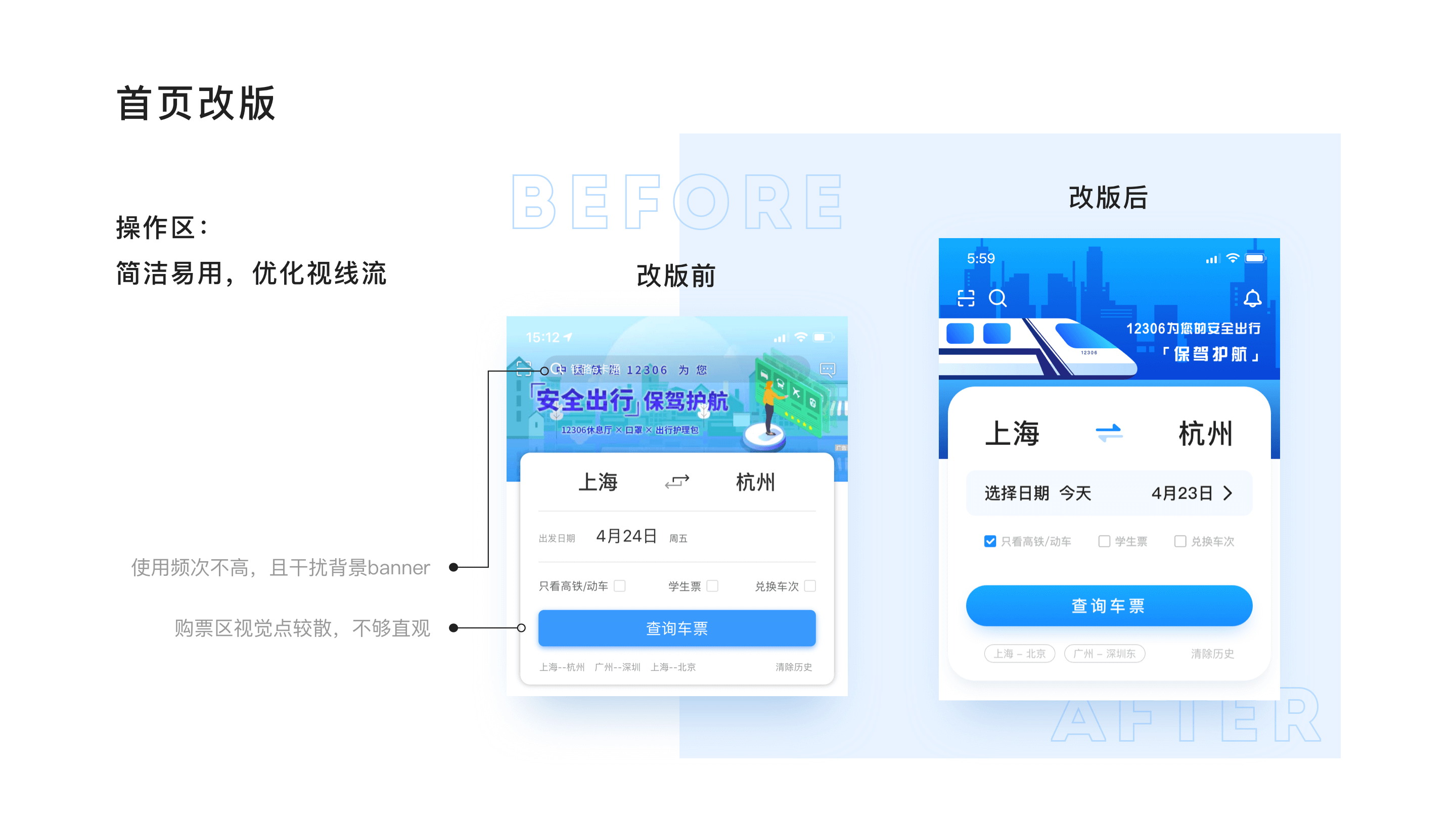 12306 APP改版练习