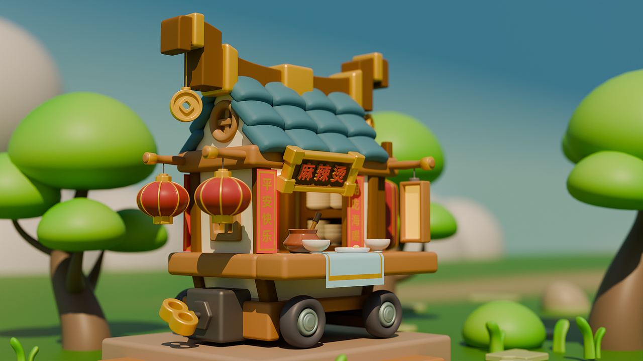 一套中国风小建筑的设计（图ZMzYyNjU1MTI4） - 场景 - 站酷设计师胡子渣渣呀原创素材 - 站酷ZCOOL