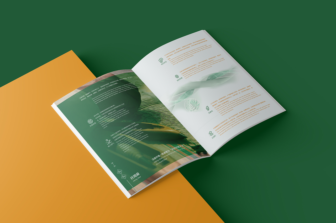 农产品画册设计——汉麻