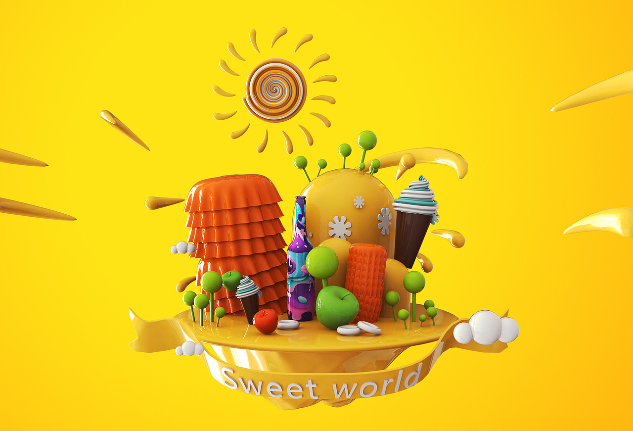 C4D日常临摹（图ZMTUwODY4MjE2） - 其他三维 - 站酷设计师一刻不停原创素材 - 站酷ZCOOL