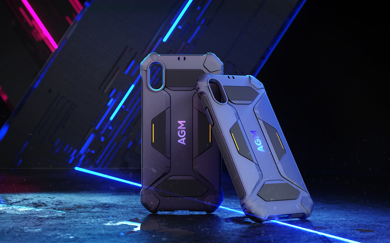 agm手机壳概念效果图