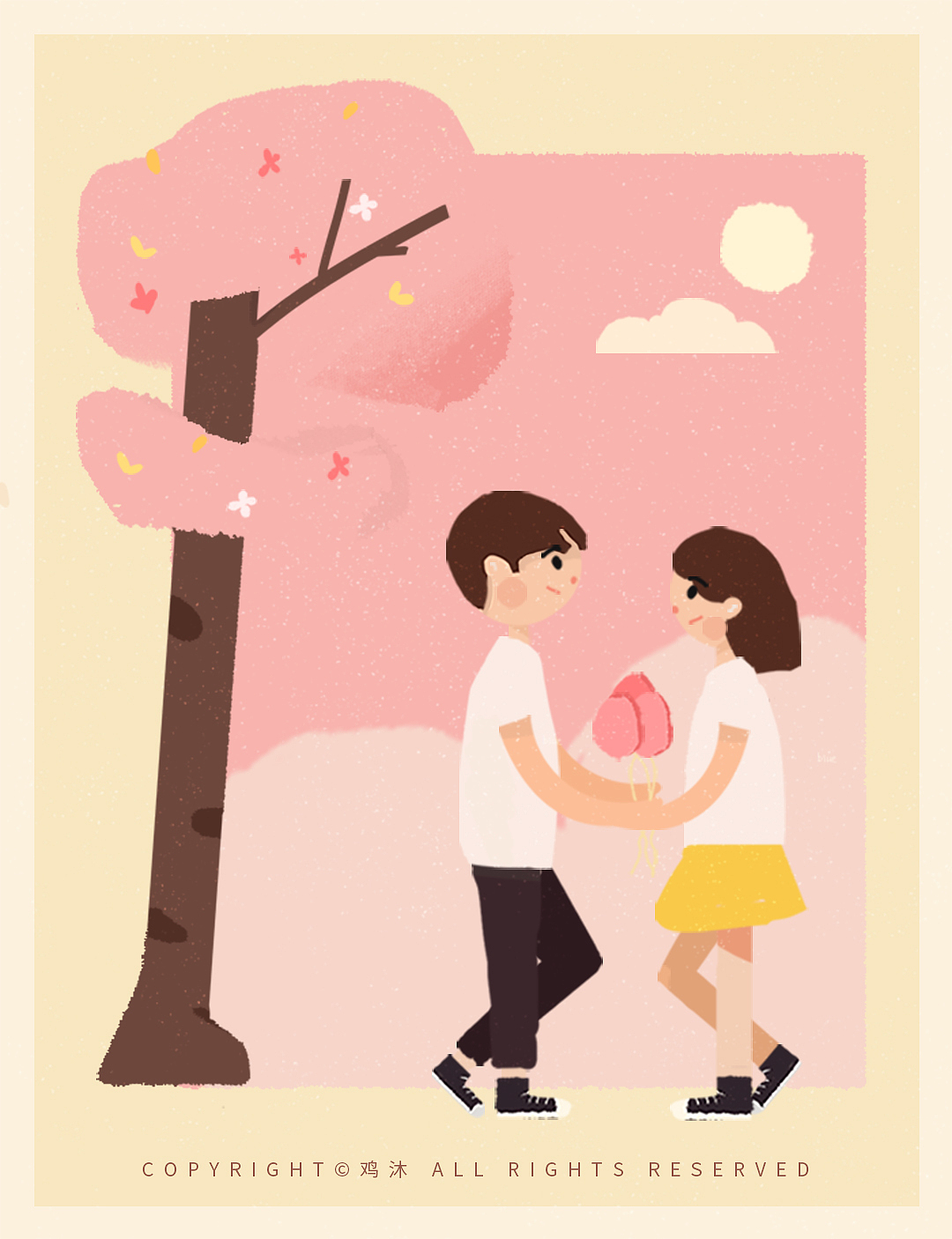 请你吃糖（图ZMTU5MDU1MzIw） - 商业插画 - 站酷设计师鸡沐原创素材 - 站酷ZCOOL