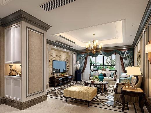 普罗理想国320平欧式风格