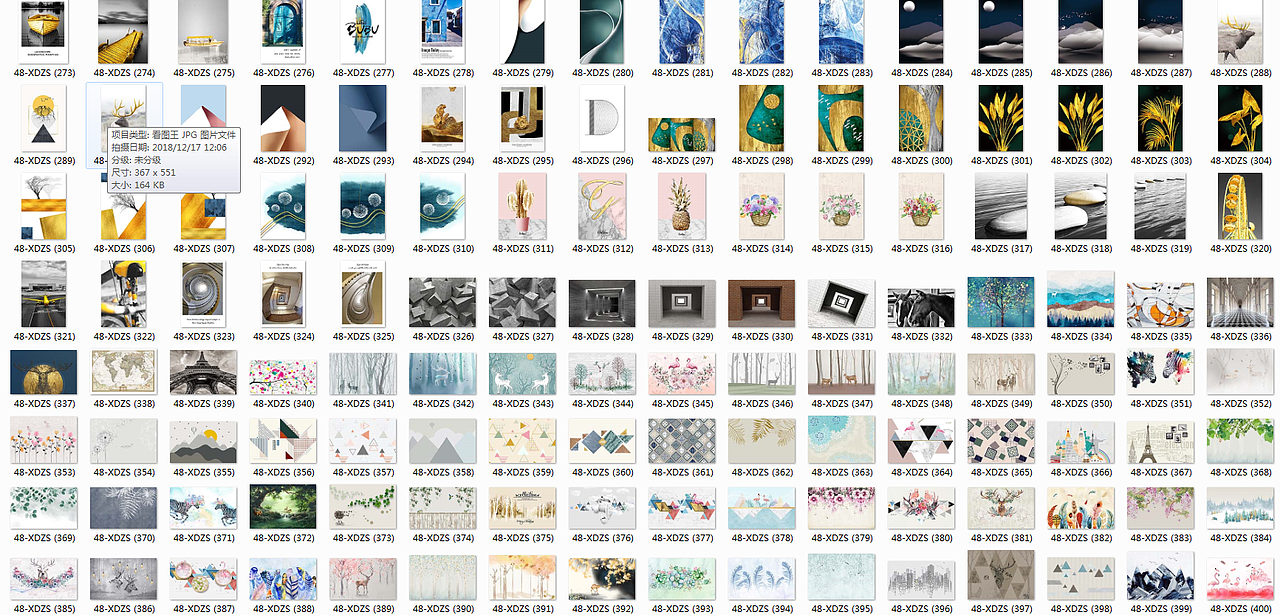 软装设计专用装饰画素材